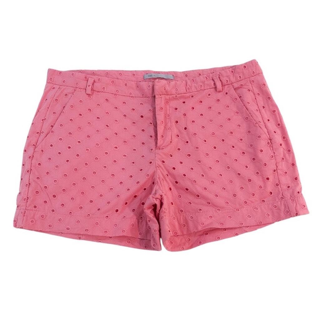 Gap City Shorts in Coral Eyelet - Picture 11 of 11